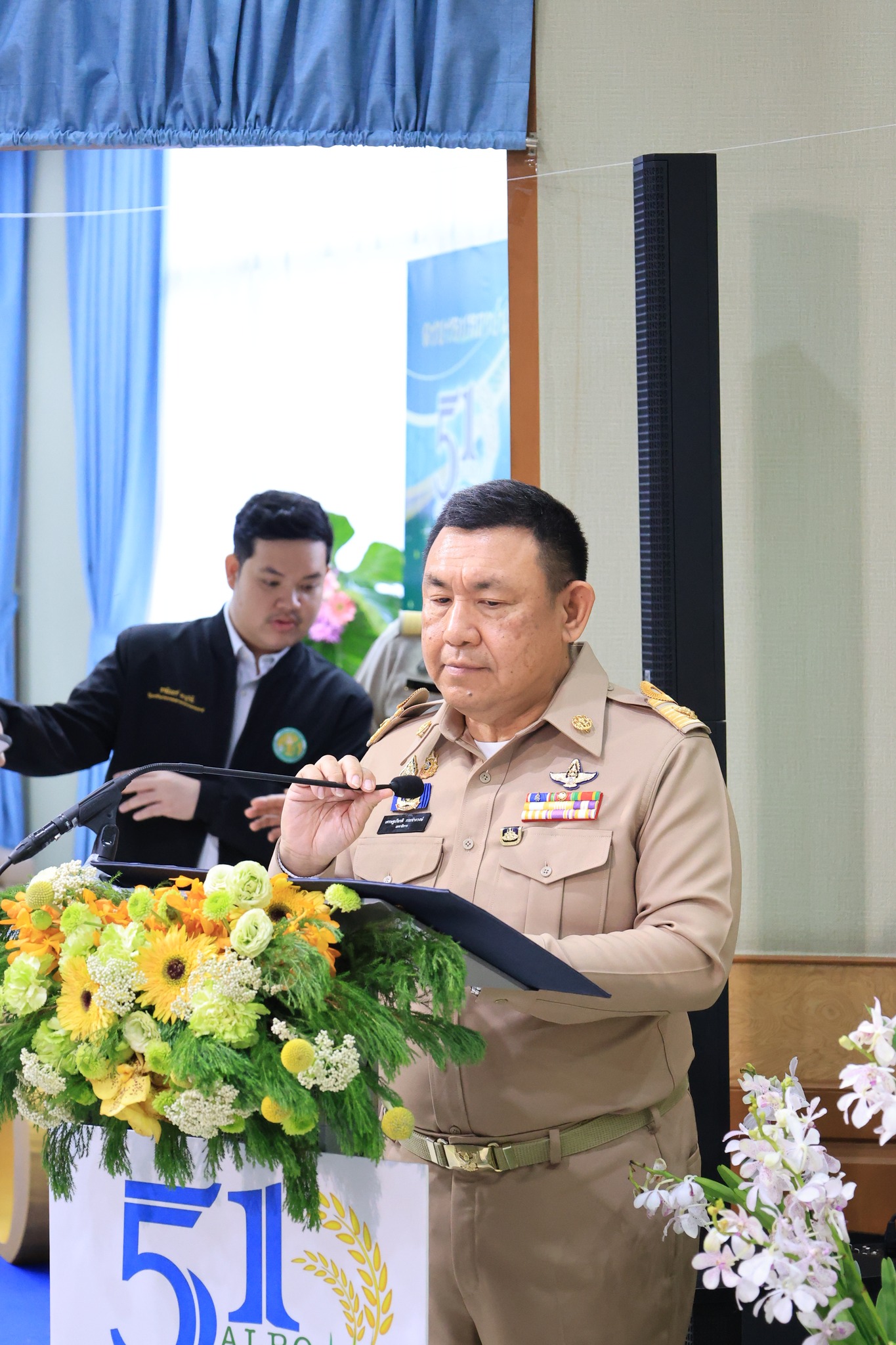 title - เลขาธิการ ส.ป.ก. นำทีมผู้บริหาร และเจ้าหน้าที่ ส.ป.ก. ประกาศเจตนารมณ์ตามนโยบาย No Gift Policy( วันที่ 6 มีนาคม 2569)